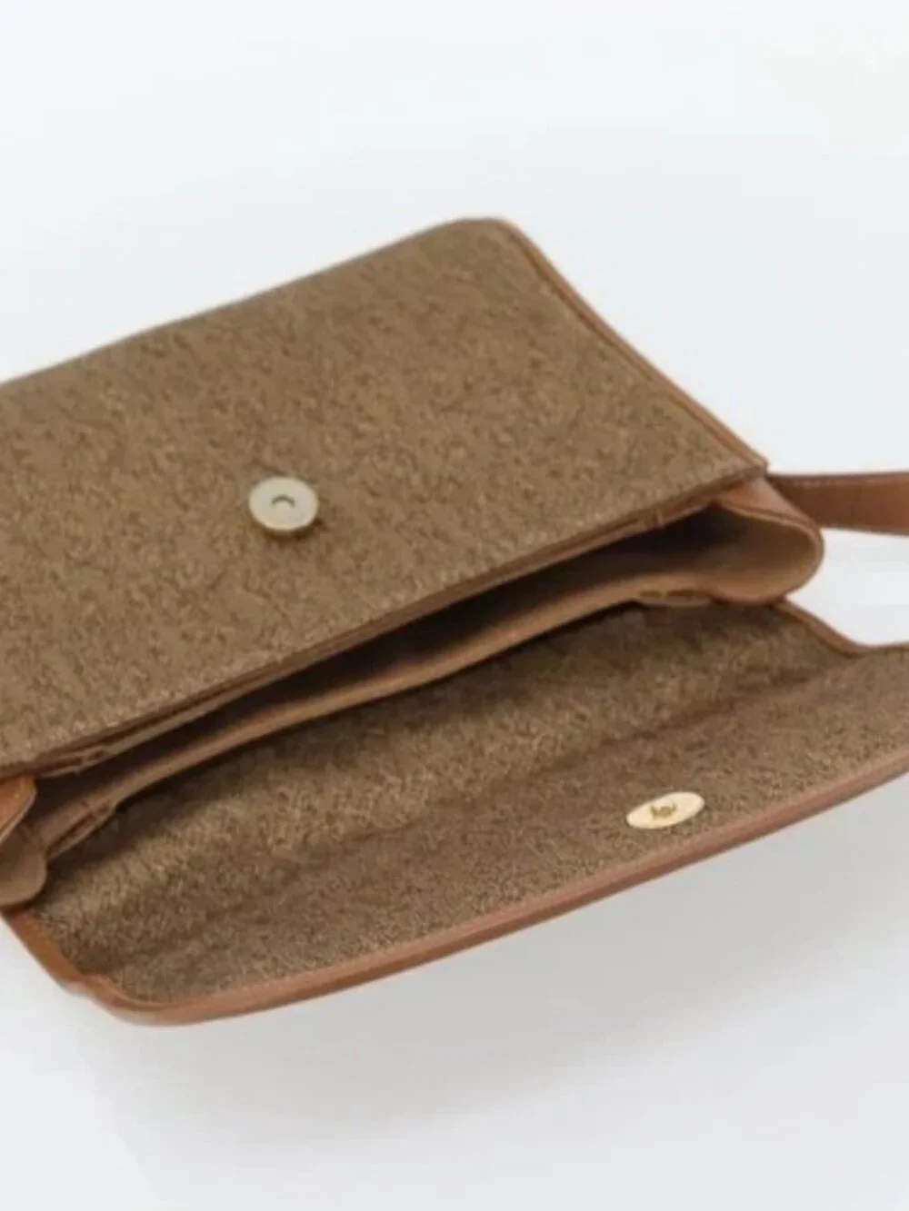 GUCCI Shoulder Bag Canvas Beige Gold 001 46 0712 Auth 180722